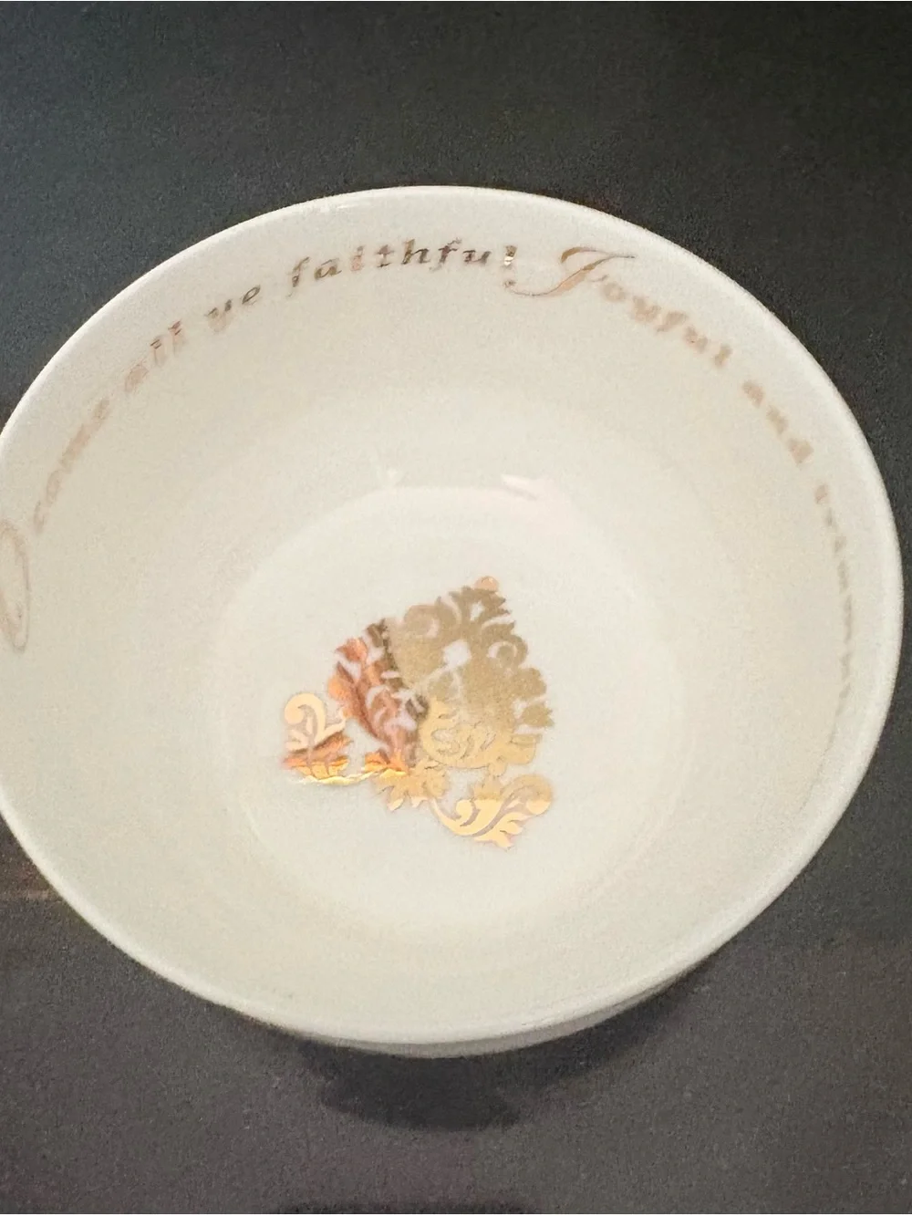 Cracker Barrel Season Of Glory 2 White Ceramic Bowls Gold Accents 4”Diameter